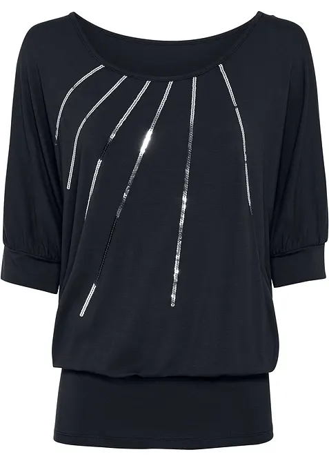 Tričko ze splývavé viskózové směsi, bonprix