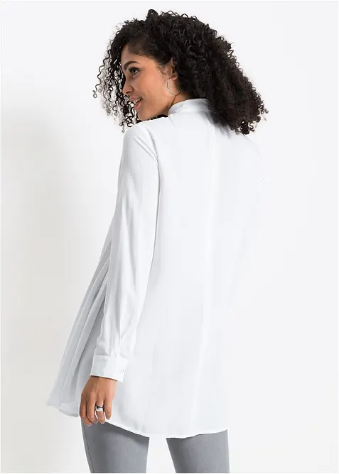 Halenka s knofl&iacute;kovou li&scaron;tou s perličkami, bonprix