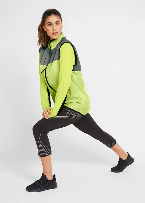 Sportovní legíny s kapsou, 3/4 délka, bonprix