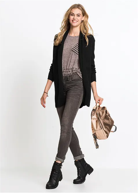 Dlouhý pletený kabátek, bonprix