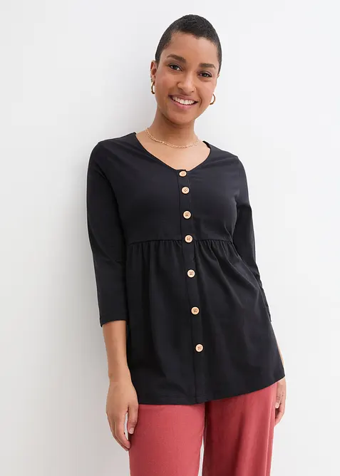 Těhotensk&eacute;/kojic&iacute; triko 2 v 1, z organick&eacute; bavlny, bonprix