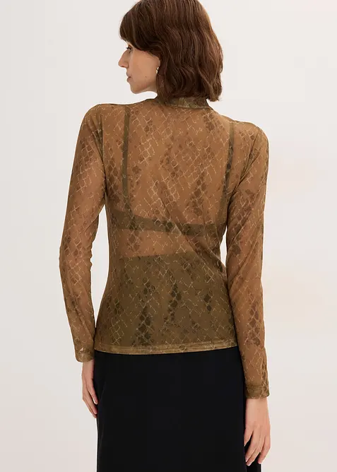 Tričko s dlouhým rukávem, bonprix