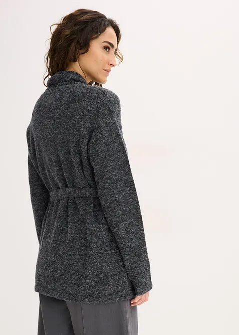 Pletený kabátek z hebké chlupaté pleteniny, bonprix