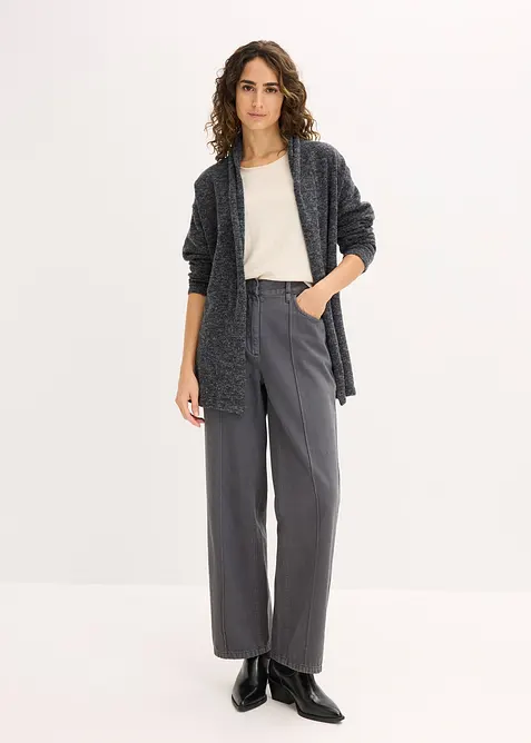 Pletený kabátek z hebké chlupaté pleteniny, bonprix