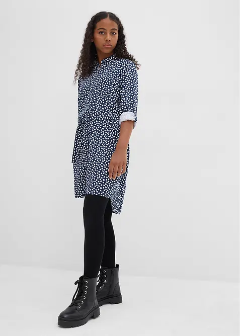 Košilové šaty ze splývavé viskózy, bonprix