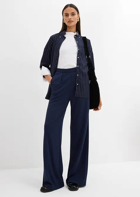 Palazzo kalhoty z pohodln&eacute;ho materi&aacute;lu Punto di Roma, bonprix