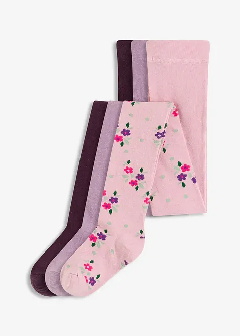 Dětské punčochové kalhoty (3 ks v balení), bonprix