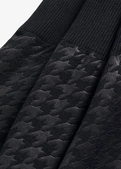 Termo punčochové legíny s měkkou vnitřní stranou a vzorem kohoutí stopy, bonprix