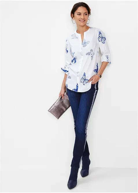 Visk&oacute;zov&aacute; halenka s potiskem, bonprix