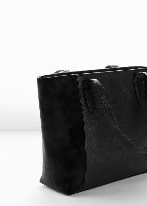 Velká kabelka z různých materiálů, bonprix