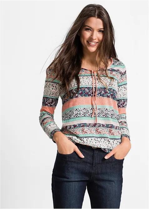 Tunika s dlouh&yacute;mi ruk&aacute;vy, bonprix