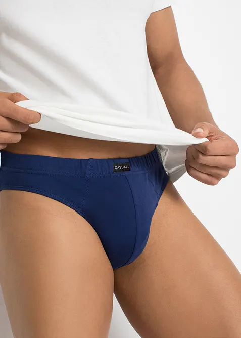 Slipy s měkkou bavlnou (10 ks v balen&iacute;), bonprix