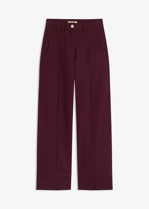 Keprov&eacute; kalhoty se s&aacute;mky a li&scaron;tovou kapsou, bonprix