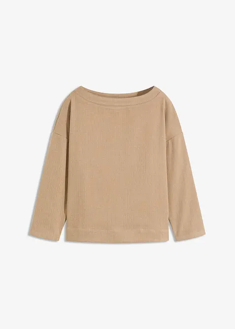 Tunika z pevného materiálu se vzorem rybí kosti, bonprix