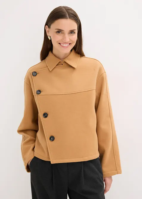 Bunda s vlněným vzhledem, bonprix