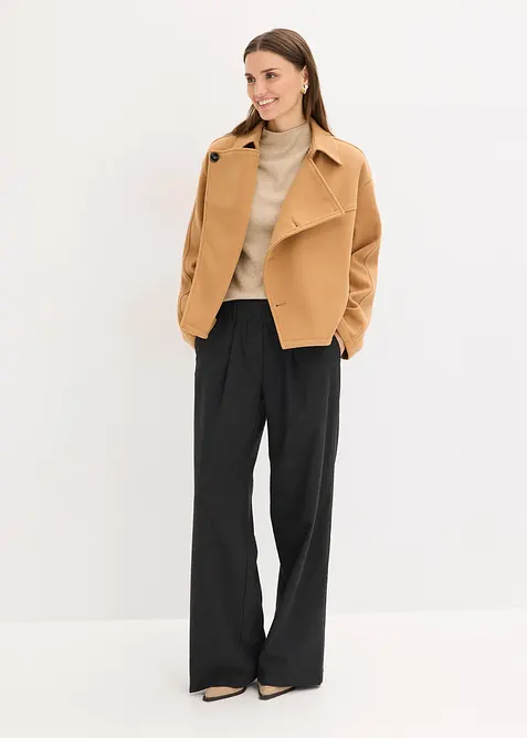 Bunda s vlněným vzhledem, bonprix