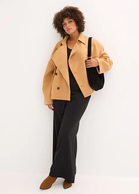 Bunda s vlněn&yacute;m vzhledem, bonprix