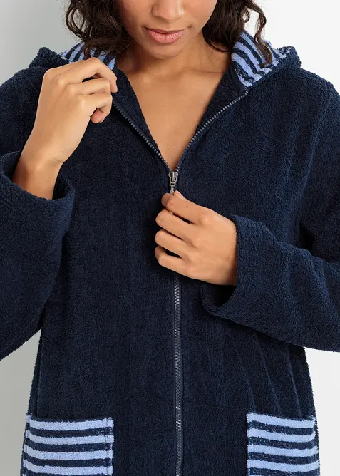 Frot&eacute; župan z organick&eacute; bavlny, bonprix