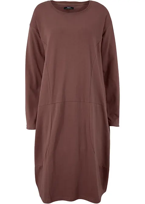 Žerzejové šaty ve střihu do O, bonprix