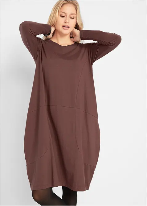 Žerzejové šaty ve střihu do O, bonprix