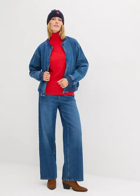 Z&aacute;kladn&iacute; rol&aacute;kov&yacute; svetr, bonprix