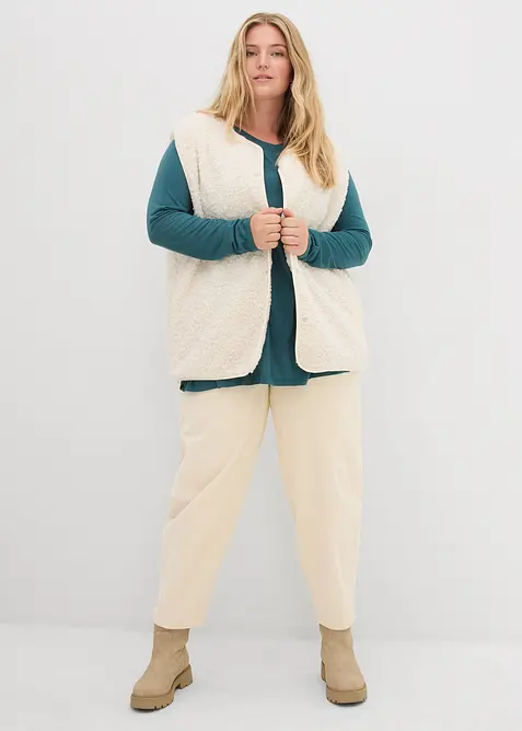 Triko s dlouhým rukávem, z měkké viskózy, bonprix