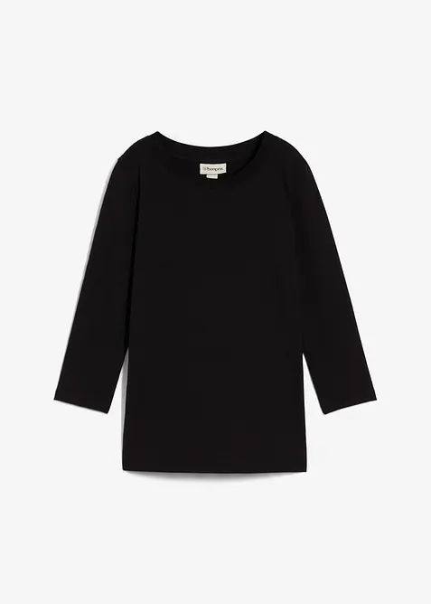 Tričko s 3/4 ruk&aacute;vem, s čistou organickou bavlnou, bonprix