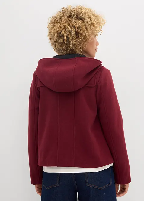 Duffle bunda, imitace vlny, bonprix