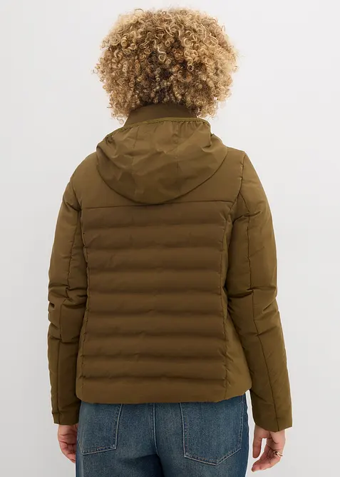 Prošívaná bunda, velmi lehká imitace prachového peří, bonprix