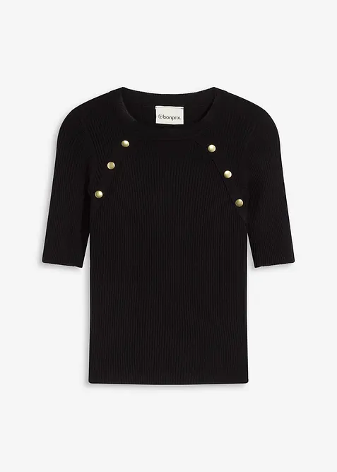 Svetr z jemn&eacute; pleteniny z měkk&eacute; visk&oacute;zov&eacute; směsi, bonprix