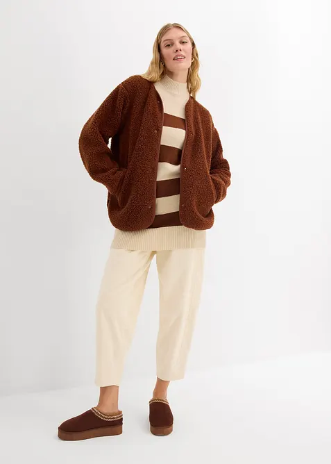 Dlouhý pletený svetr, bonprix