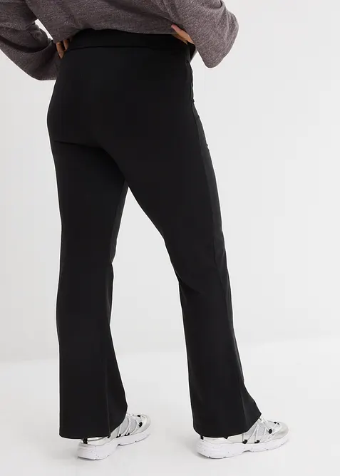 Kalhoty do zvonu, z organick&eacute; bavlny se strečem, bonprix