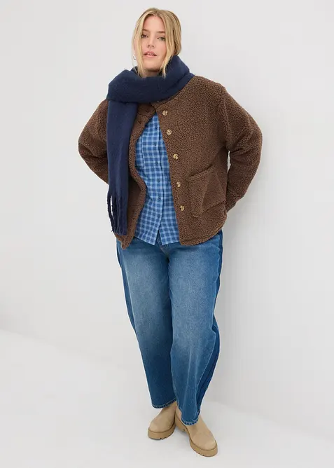 Bunda z plyšového flísu, bonprix