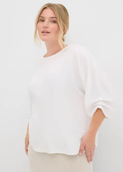 Halenkov&eacute; tričko z čist&eacute; bavlny, bonprix