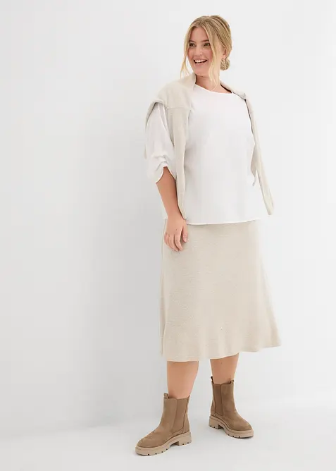 Halenkov&eacute; tričko z čist&eacute; bavlny, bonprix