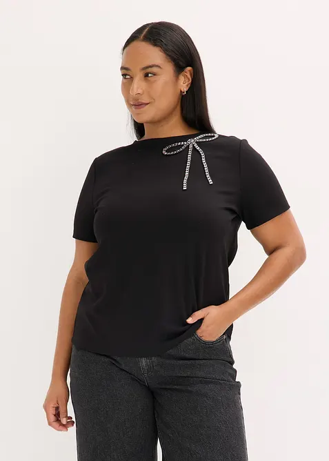 Triko se &scaron;trasovou aplikac&iacute;, bonprix