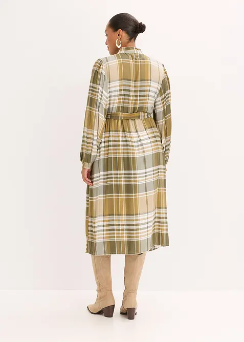 Midi šaty s vázačkou, bonprix