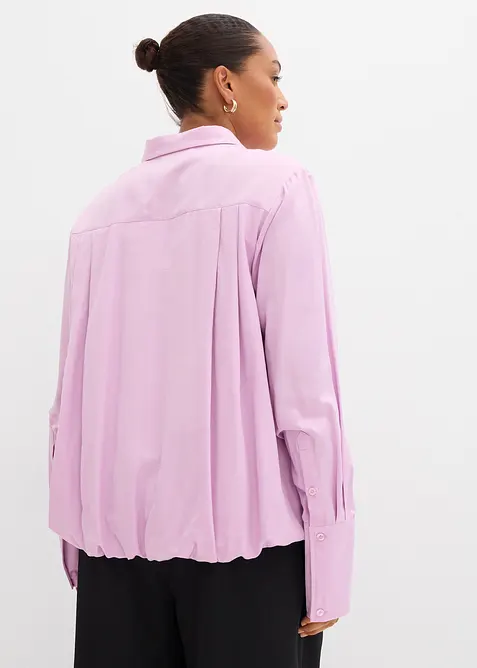 Saténová halenka z viskózové směsi, bonprix