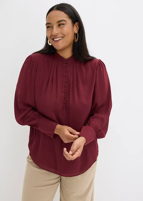 Tuniková halenka ze šifonu, bonprix