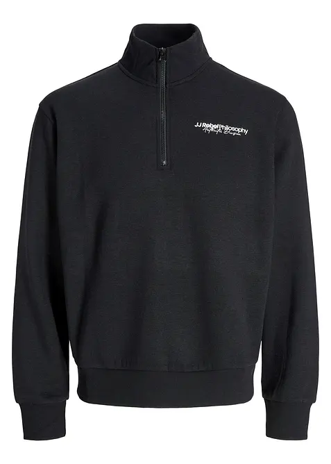Mikina s polovičním zipem JJ REBEL, J&J Rebel