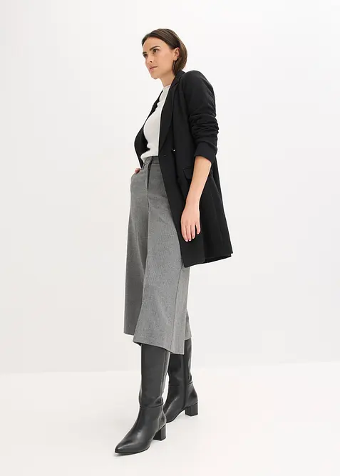 Svetr s polovičními rukávy, flitry a lesklou přízí, bonprix