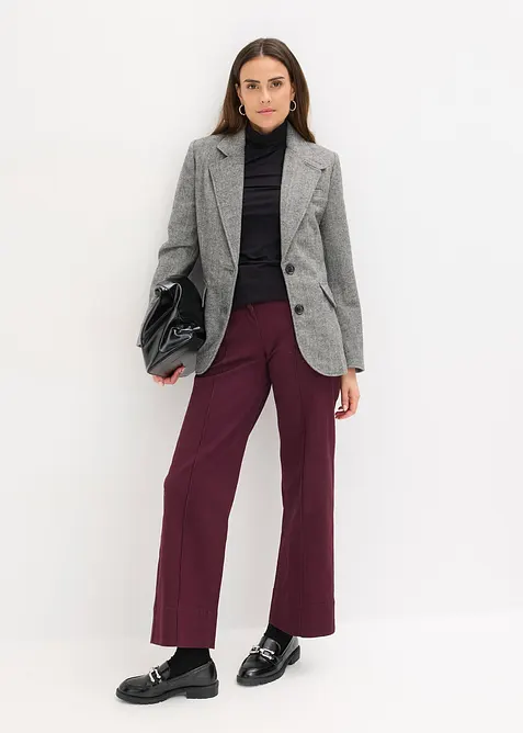 Blejzr se vzorem rybí kosti a s podílem vlny, bonprix