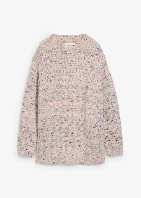 Oversize svetr z nopkové příze, bonprix
