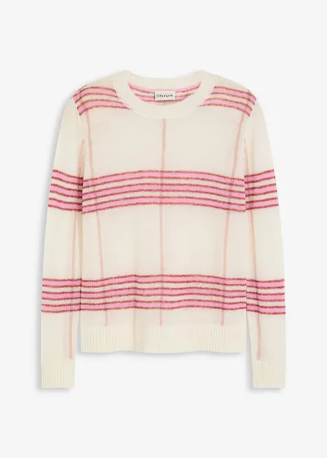 Volně pletený svetr s podílem vlny a alpaky, bonprix