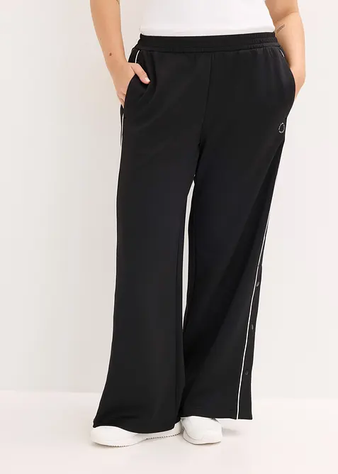 Funkční sportovní kalhoty s knoflíky, rychleschnoucí, bonprix