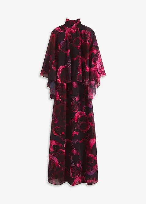 Dlouhé šaty z jemného šifónu, bonprix