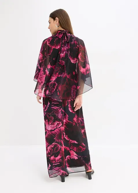 Dlouhé šaty z jemného šifónu, bonprix