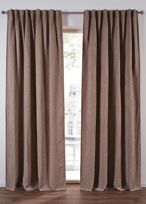 Zatemňovací závěs se strukturou (1 ks v balení), bonprix