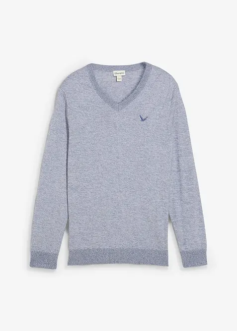 Svetr z jemn&eacute; pleteniny s bavlnou, bonprix