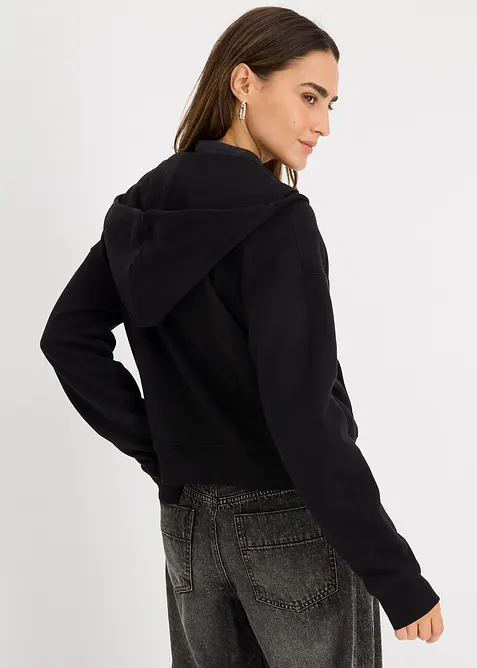 Oversize mikina na zapínání, bonprix